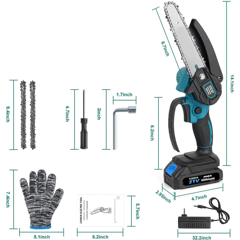 Mini Chainsaw 6"